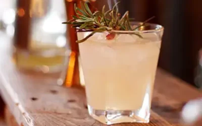 Rosemary Gin Ginger Fizz