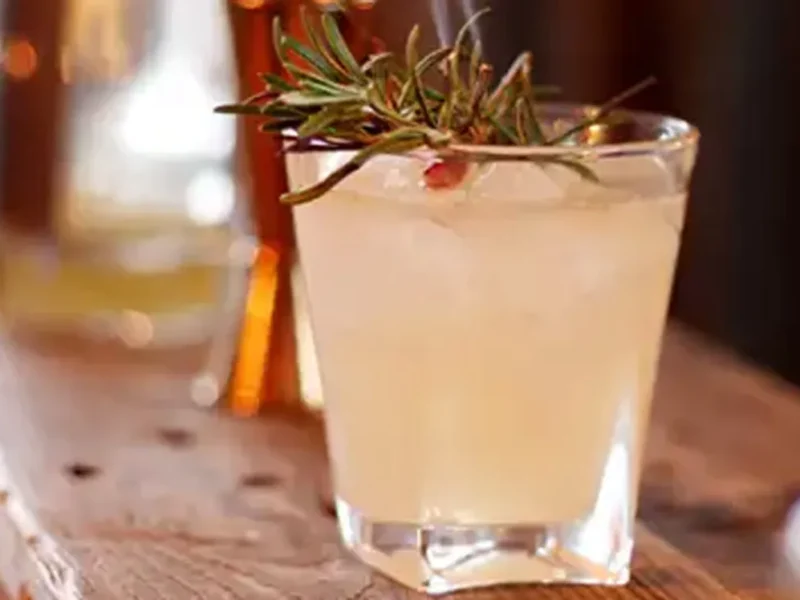 Rosemary Gin Ginger Fizz