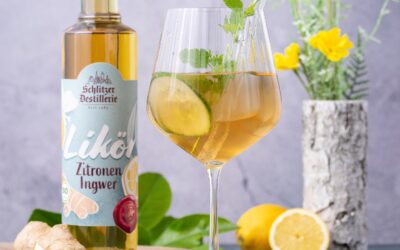 Yellow Spritz: Erfrischender Zitrone-Ingwer Cocktail