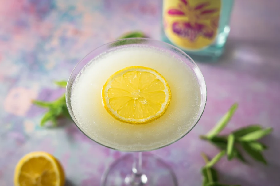 Gin Lemon Slushy Cocktail