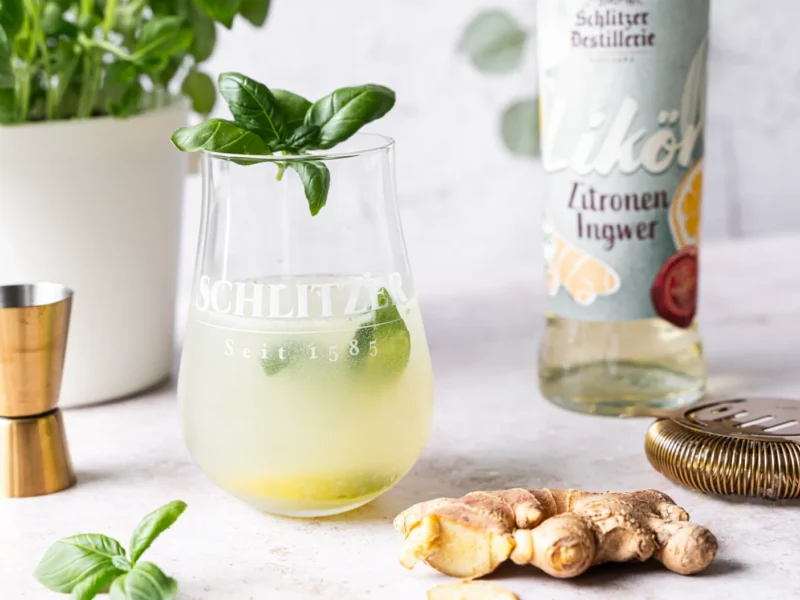 Frozen Gin Basil Smash