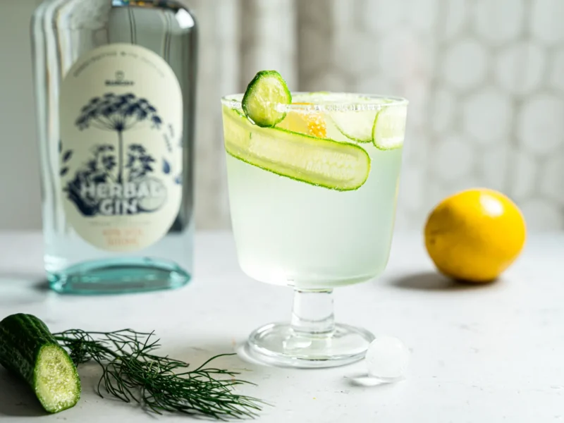 Gurken Gin Limonade