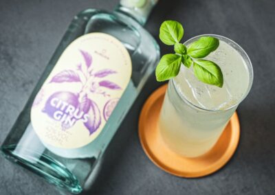 Spicy Basil Fizz Cocktail – Gin, Basilikum & Zitrone