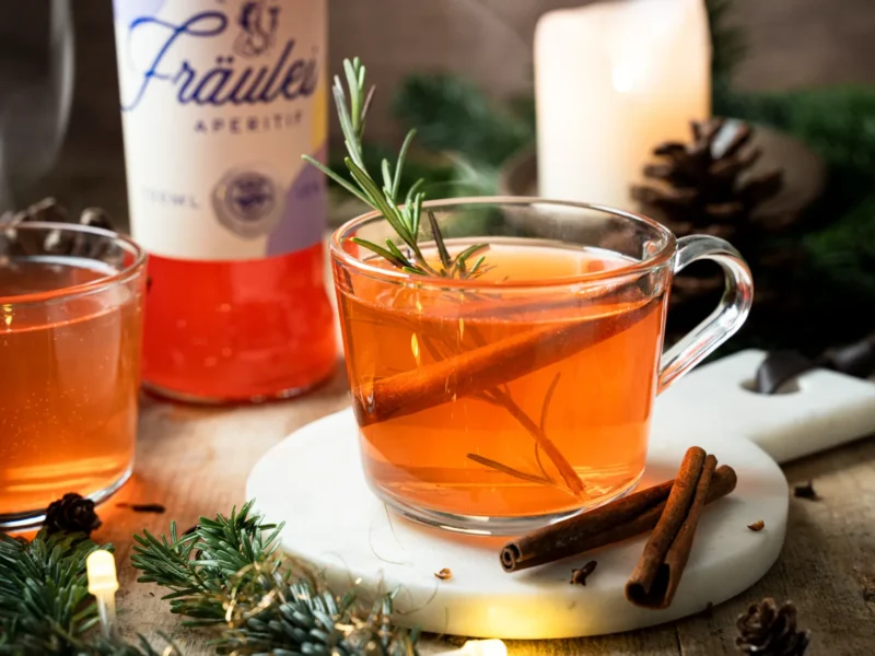 Heiße Fräulein – Heißer Apfel-Cocktail mit Aperitif