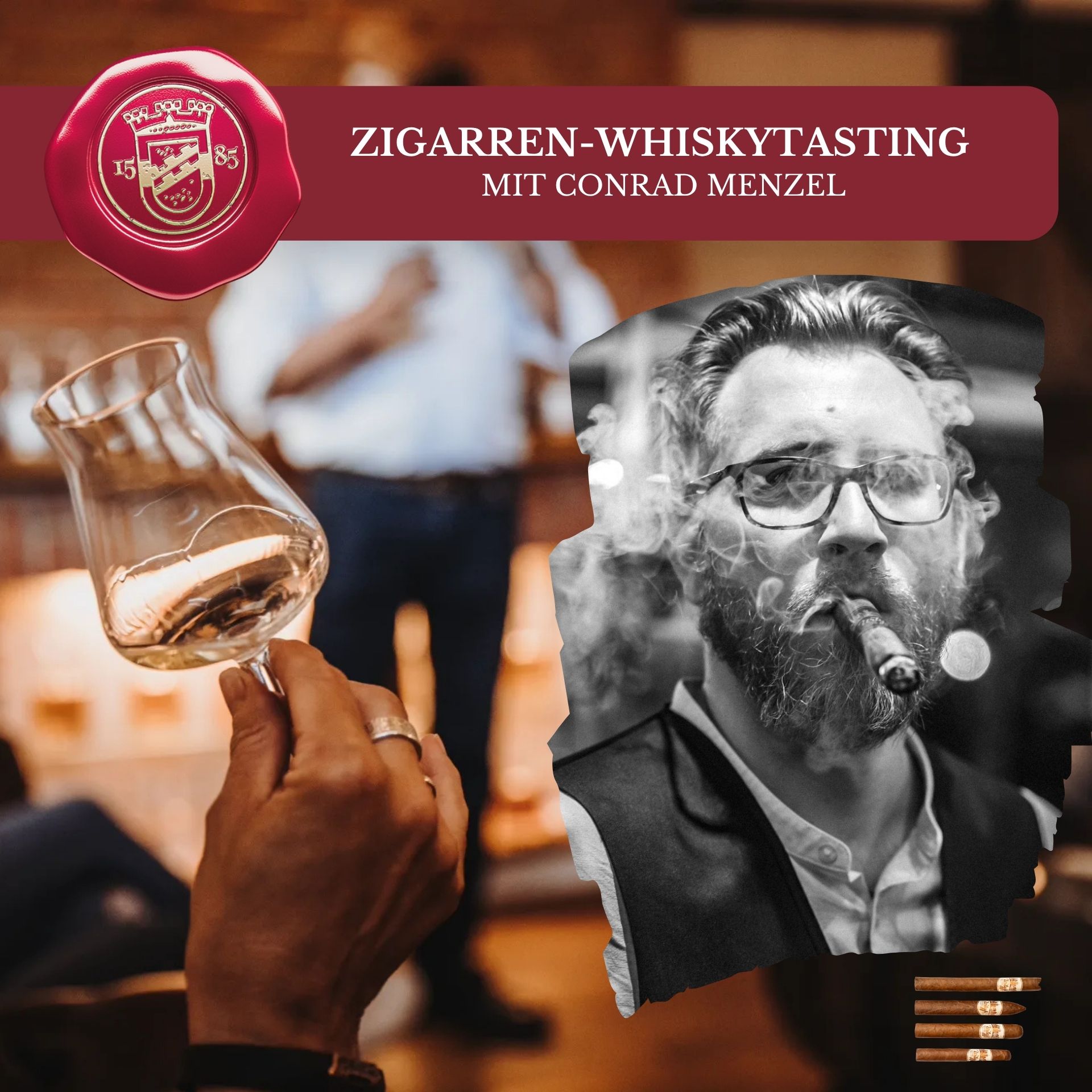 Zigarren-Whiskytasting mit Conrad Menzel