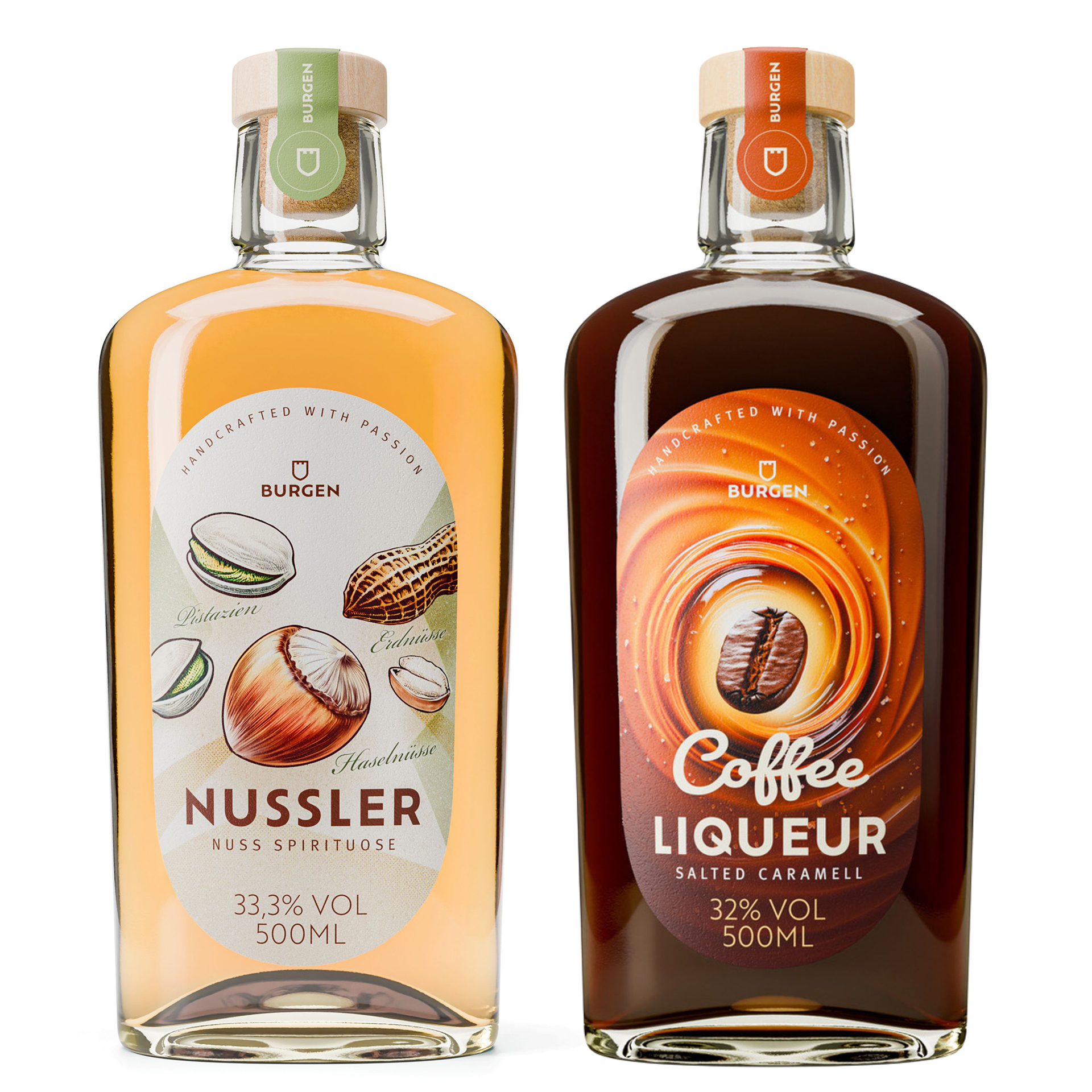 Burgen Bundle mit Nussler & Kaffeelikör Burgen Bundle mit Nussler & Kaffeelikör