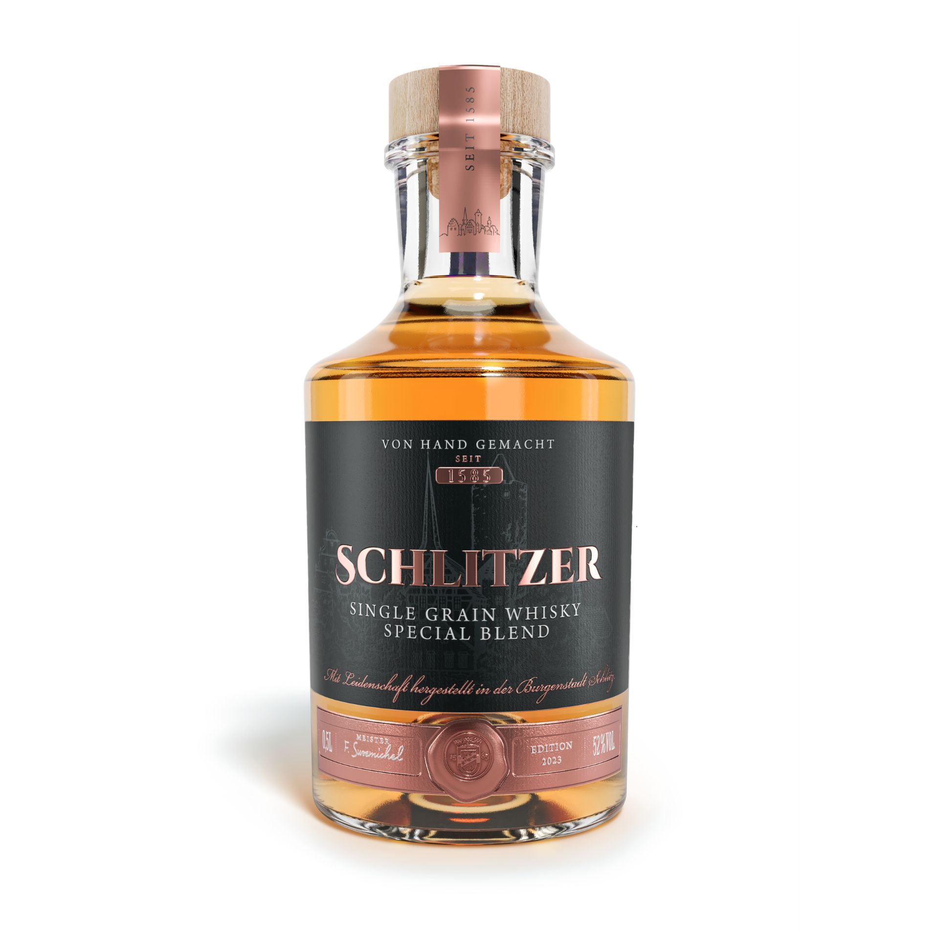 Single Grain Whisky Meisteredition 2023 - Black-Edition Single Grain Whisky Meisteredition 2023 - Black-Edition | Schlitzer Destillerie