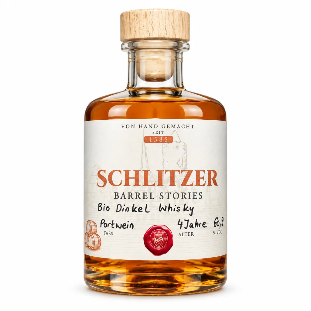 Barrel Stories Fassprobe: Bio Dinkel Whisky, Portweinfass Barrel Stories Fassprobe: Bio Dinkel Whisky, Portweinfass | Schlitzer Destillerie