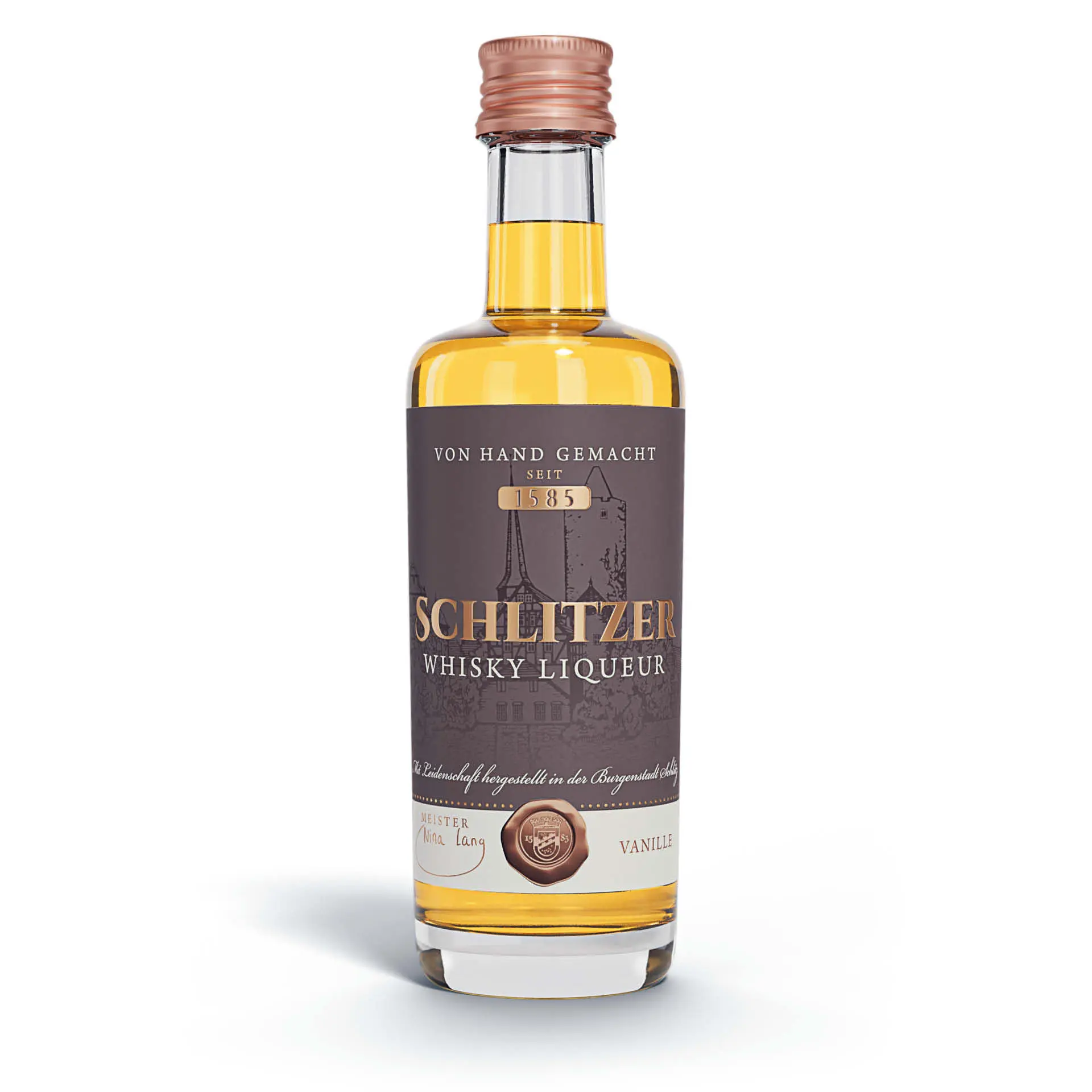 Whisky Liqueur 32%vol. in einer 0,05 Liter Flasche mit Schraubverschluss