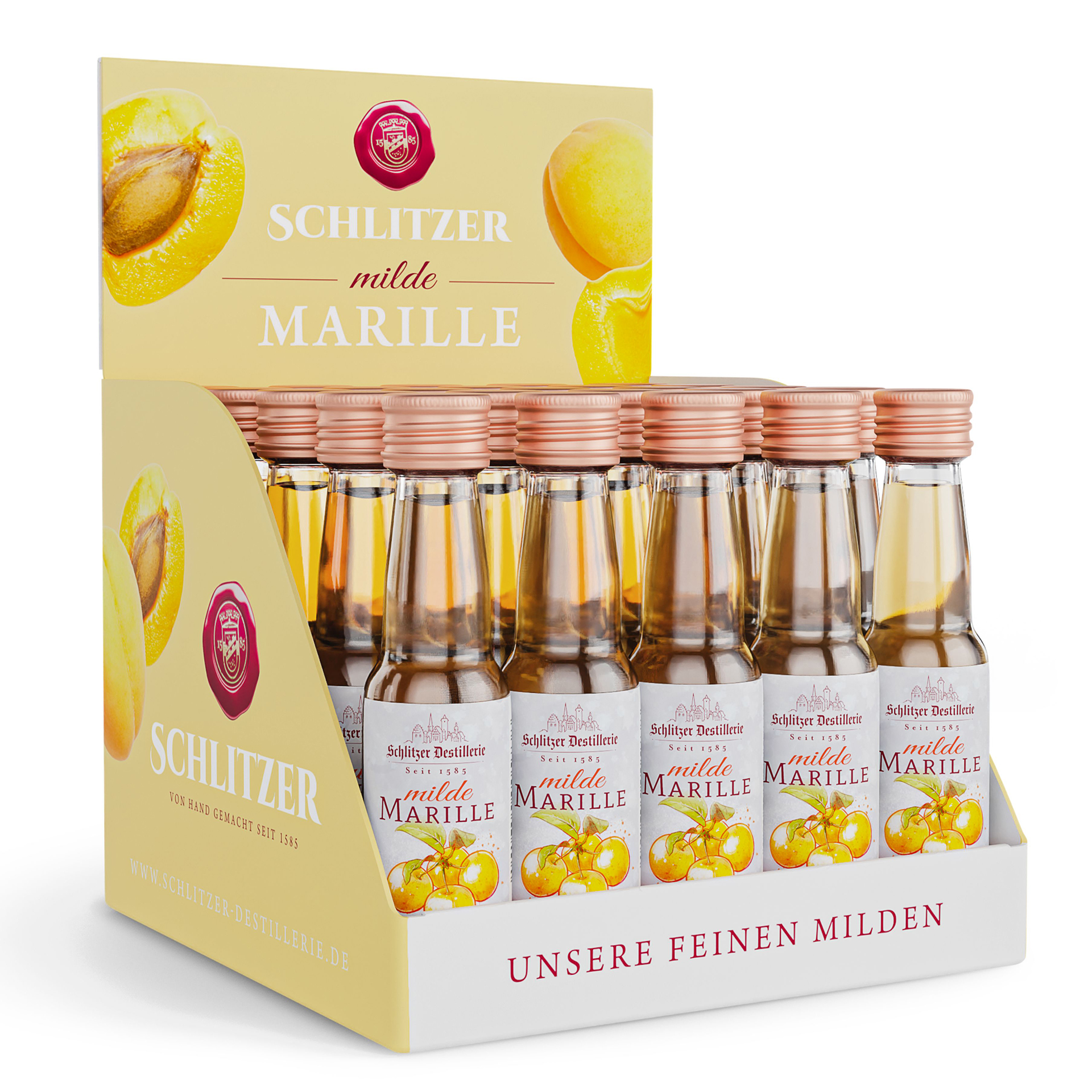 Milde Marille Milde Marille – als Miniaturflasche | Schlitzer Destillerie