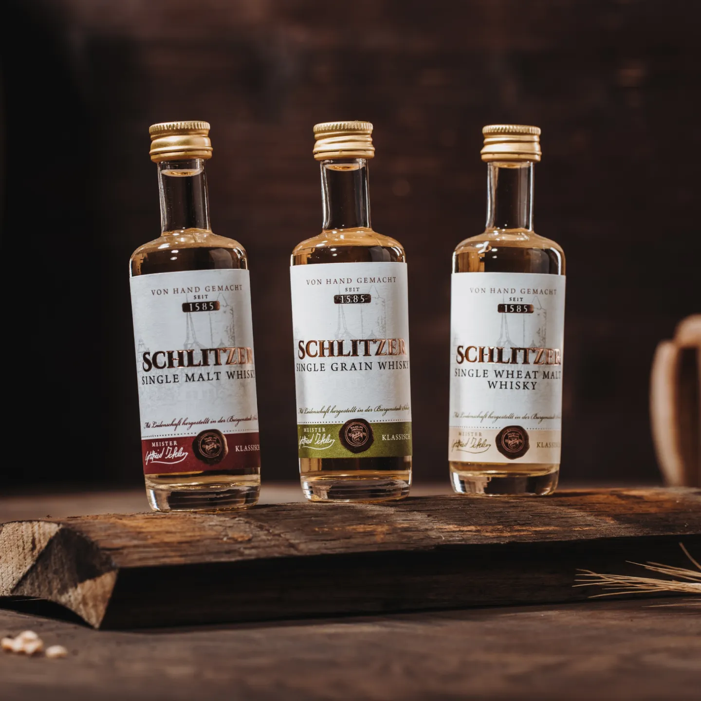 Whisky Probierstube – Alle sechs Schlitzer Whiskys in einem Set Whisky Tasting Box – Drei Schlitzer Whiskys zum Entdecken – in der Geschenkverpackung | Schlitzer Destillerie