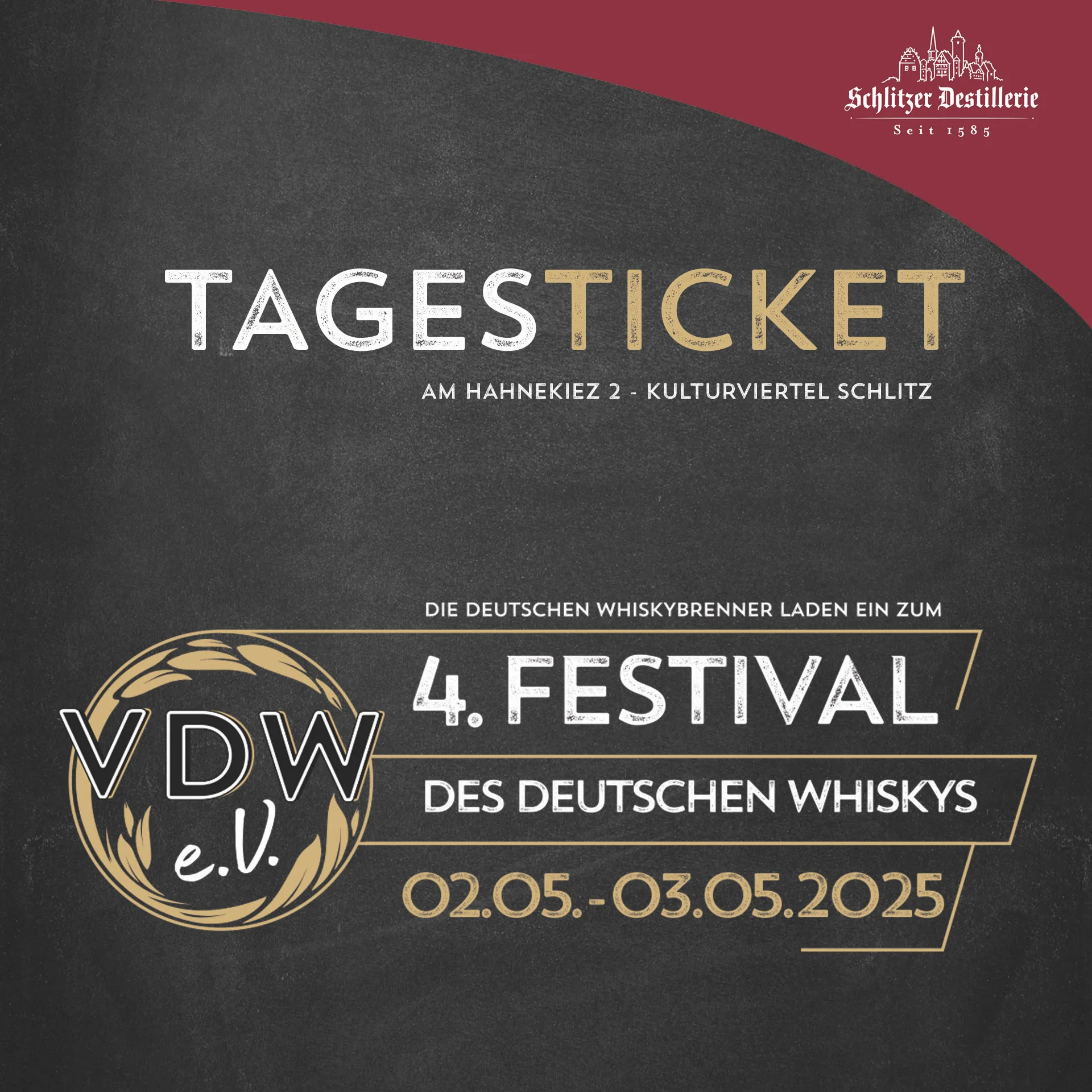 Tagesticket für das 4. Festival des Deutschen Whiskys