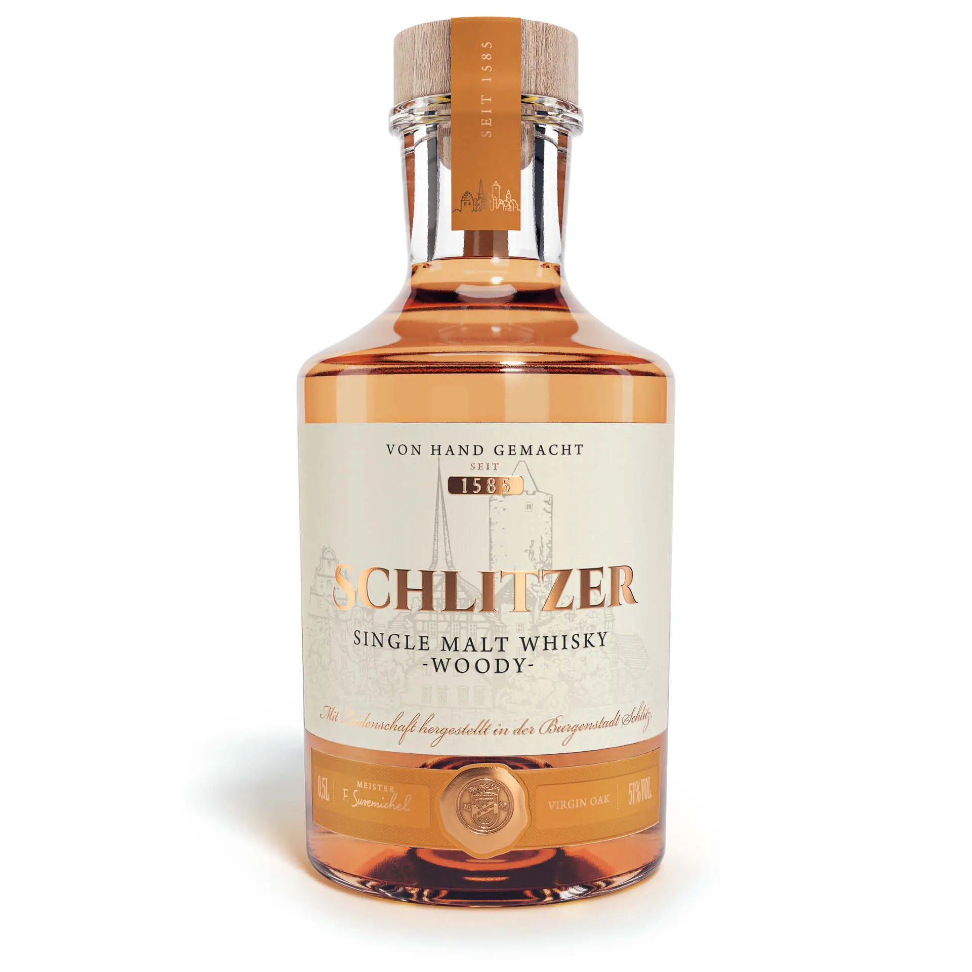 Single Malt Whisky Woody Single Malt Whisky Woody – 0,5-Liter-Flasche | Schlitzer Destillerie