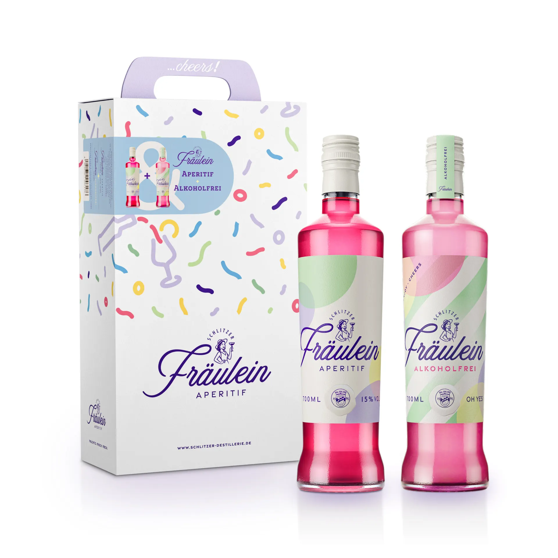 Schlitzer Fräulein – Aperitif Geschenksets Schlitzer Fräulein – Aperitif Geschenksets – in der Geschenkverpackung | Schlitzer Destillerie