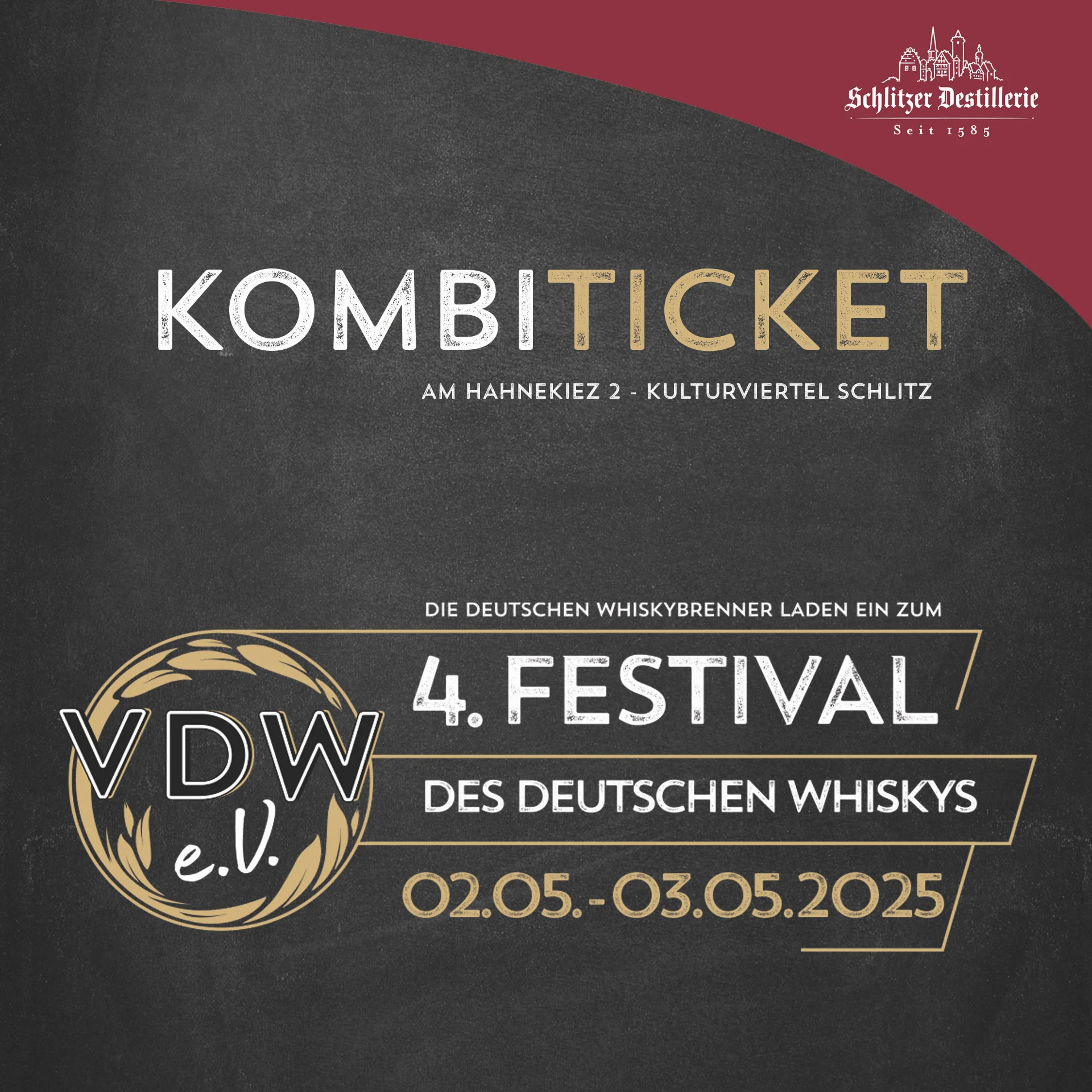 Kombiticket: Freitag & Samstag – 4. Festival des Deutschen Whiskys