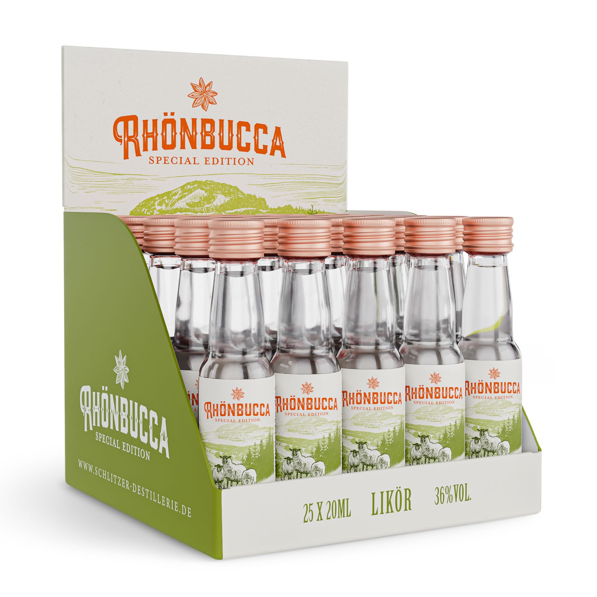 Rhönbucca Anis Likör Rhönbucca Anis Likör – als Miniaturflasche | Schlitzer Destillerie