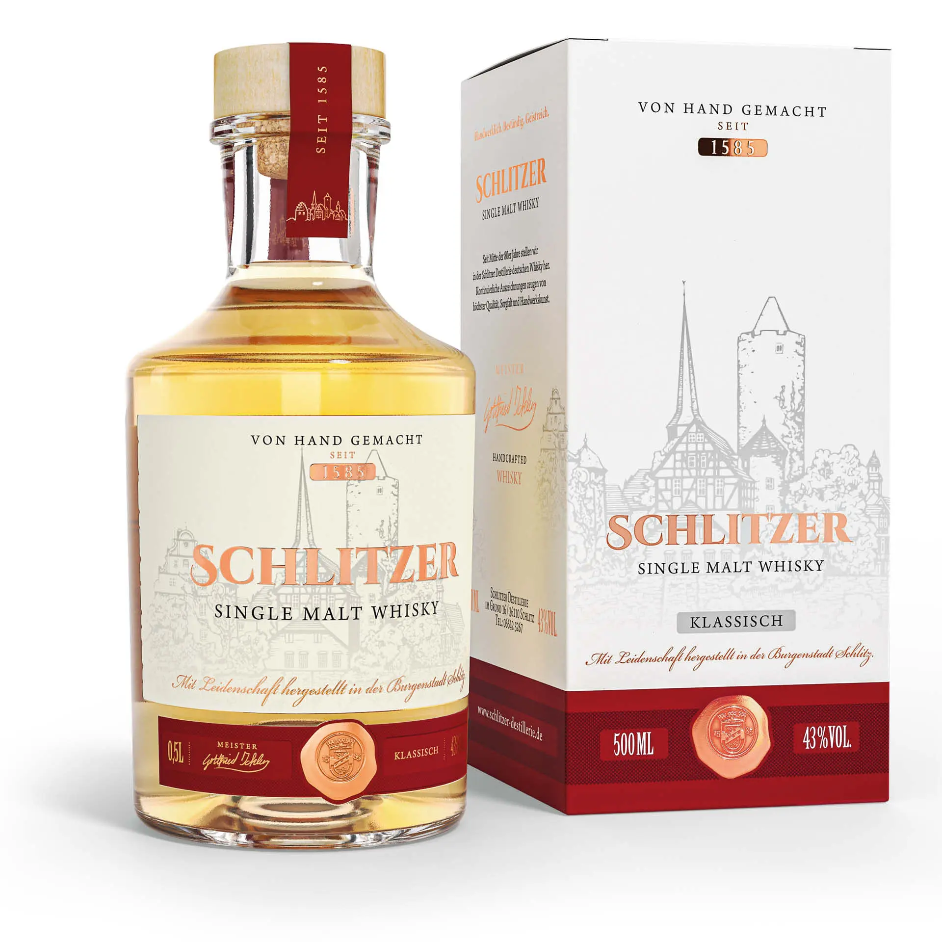 Single Malt Whisky Klassisch Single Malt Whisky Klassisch – in der Geschenkverpackung | Schlitzer Destillerie
