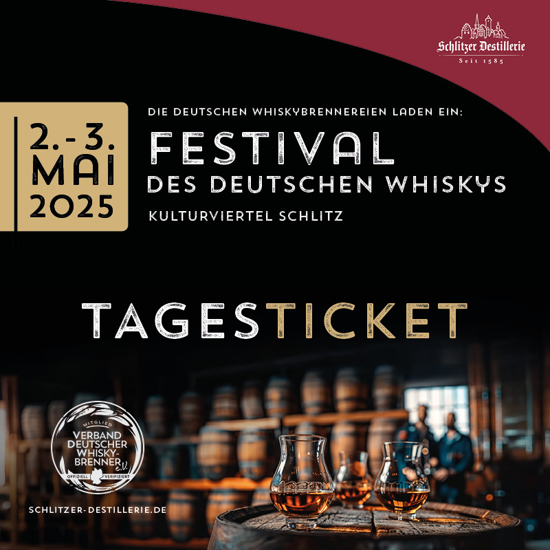 Tagesticket für das 4. Festival des Deutschen Whiskys