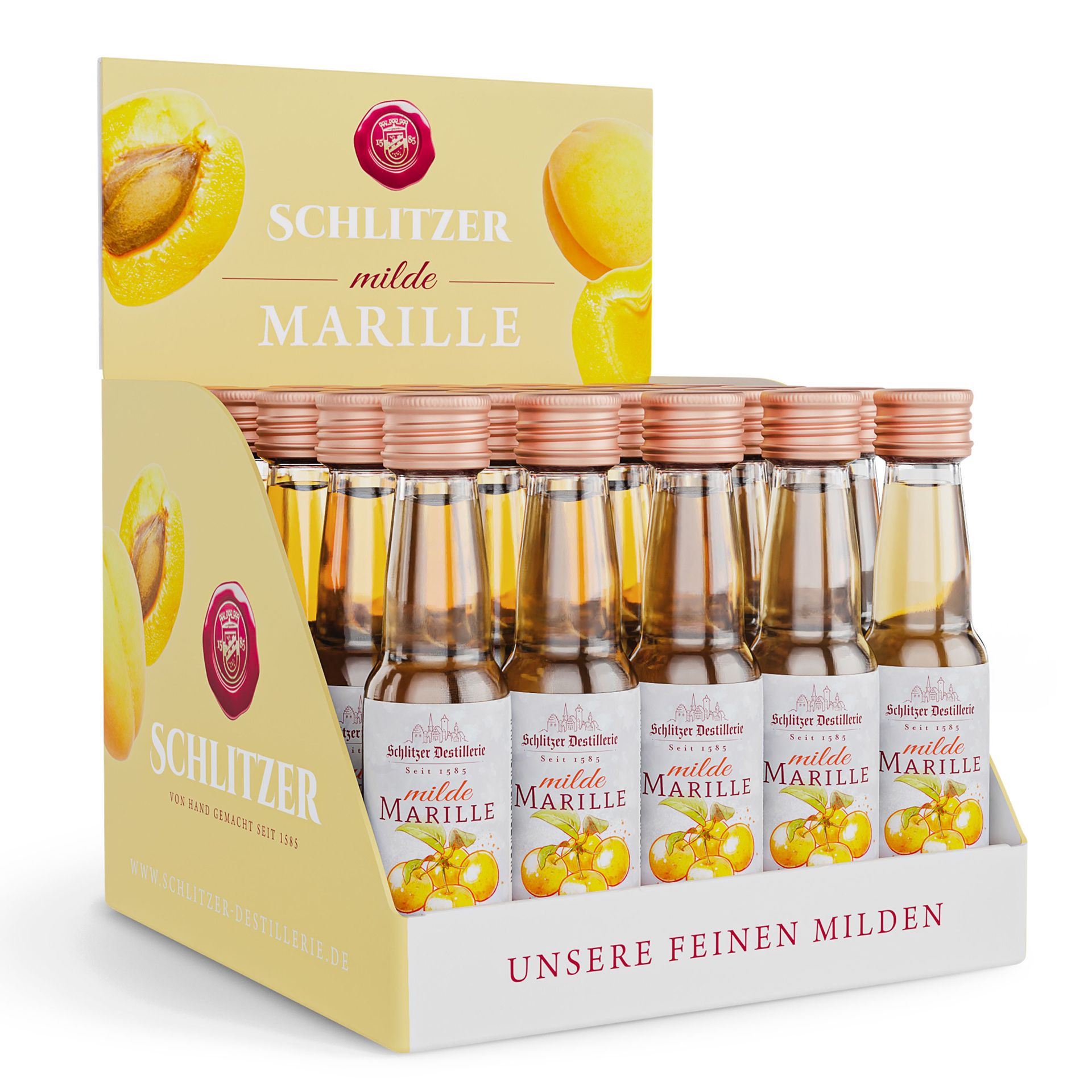 Marille Schnaps kaufen – Milde Marille & Aprikosen Brand | Schlitzer
